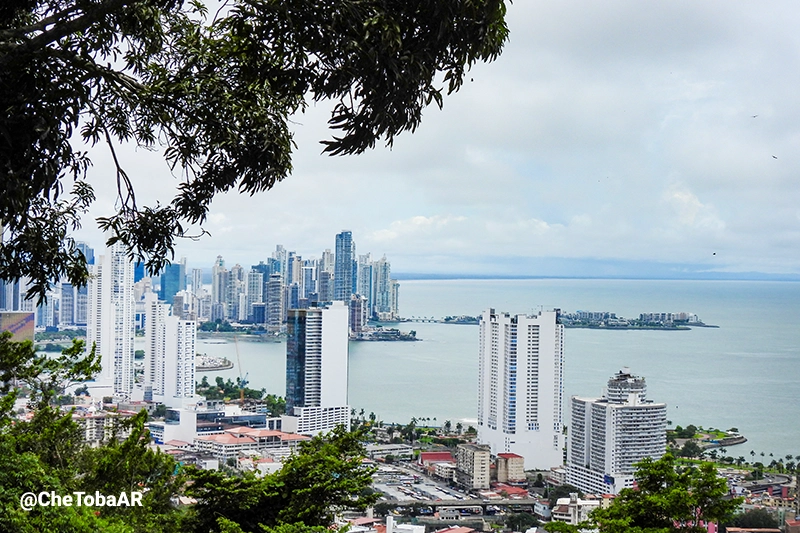 Vista de la ciudad de Panamá desde el Cerro Ancón (