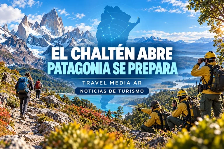 El Chaltén reabre senderos y Patagonia Norte se prepara para el fuego