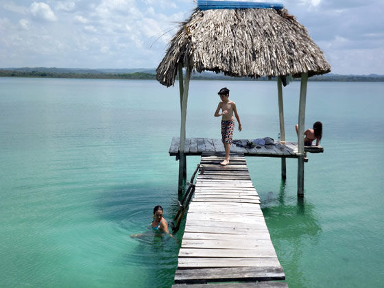 Foto lago Petén Guatemala