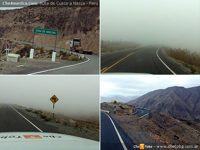 Lento camino de Cuzco a Nasca