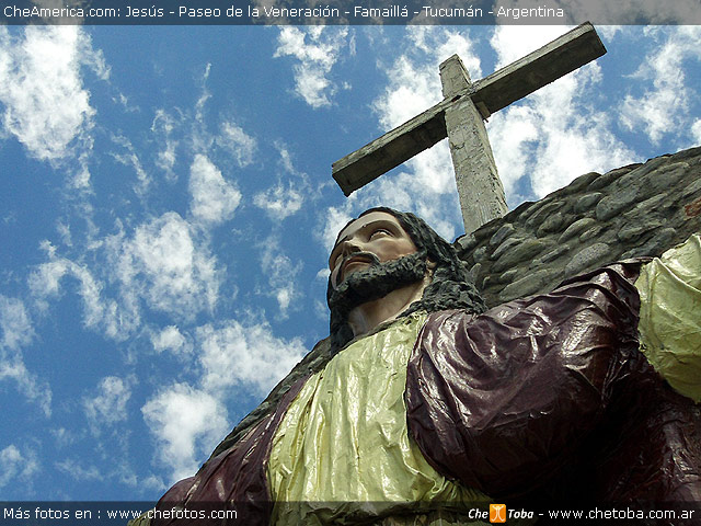 Visita al Paseo de la Veneración, Famallá, Tucumán