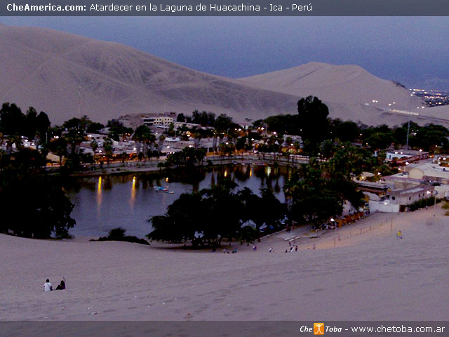 Como era la laguna de Huacachina hace 10 años