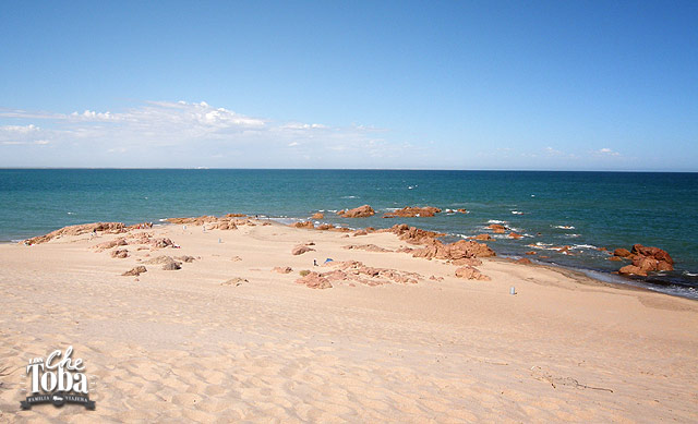 Las Grutas Playa Piedras Coloradas