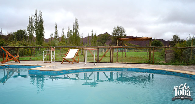 Hostería con piscina en Huaco