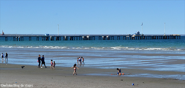 Playa verano Puerto Madryn