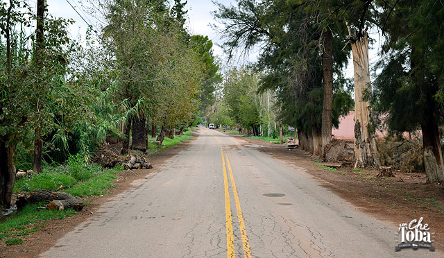 Calles del pueblo de Huaco San Juan