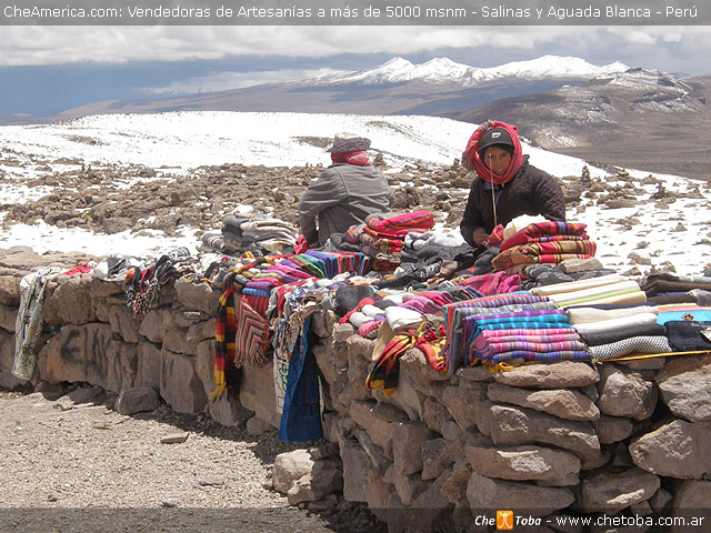 Artesanos del altiplano Perú